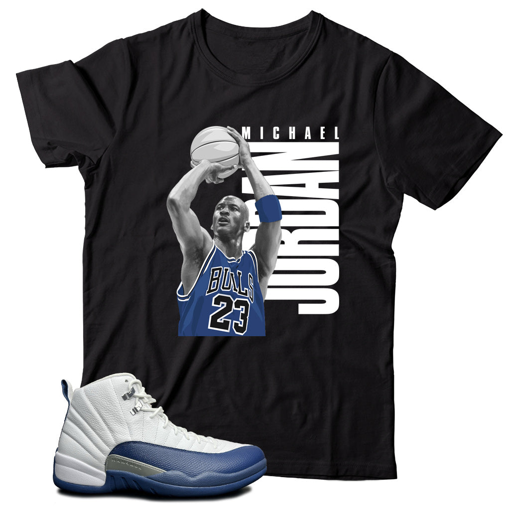Shirt Match Jordan 12 French Blue