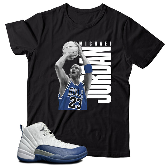 Shirt Match Jordan 12 French Blue