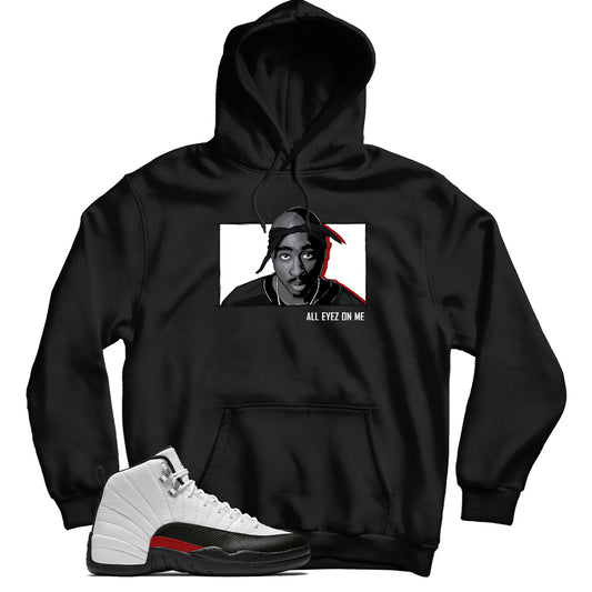 Hoodie Match Jordan 12 Red Taxi