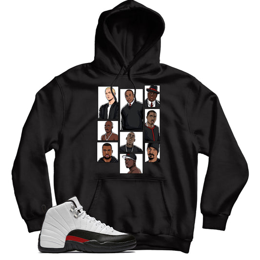 Jordan 12 Red Taxi hoodie