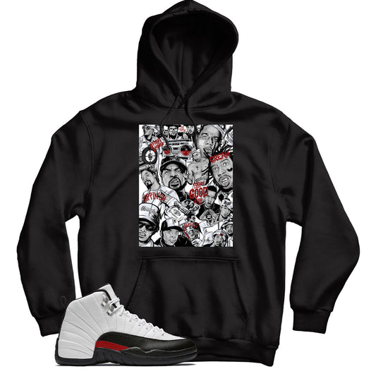 Jordan 12 Red Taxi hoodie