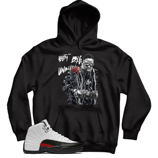 Jordan 12 Red Taxi hoodie