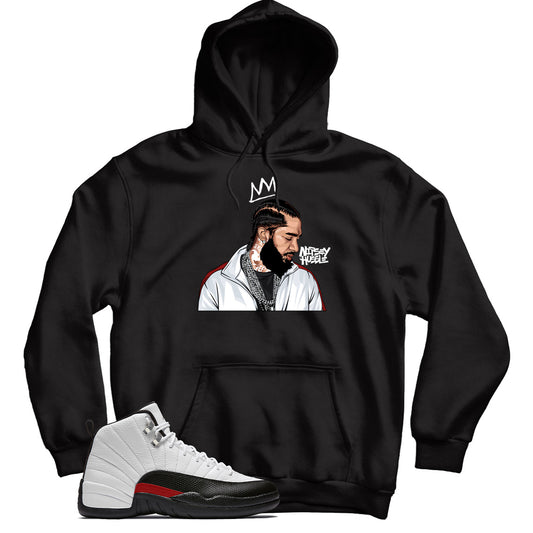 Jordan 12 Red Taxi hoodie