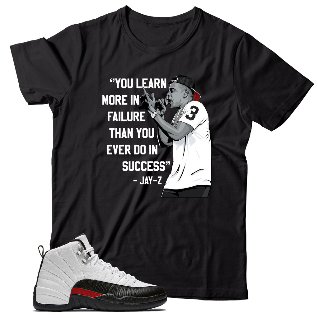 Jordan 12 Red Taxi shirt