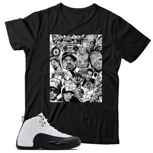 Jordan 12 Taxi shirt