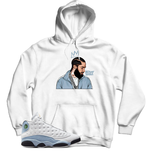 Hoodie Match Jordan 13 Blue GreyJordan 13 Blue Grey hoodie