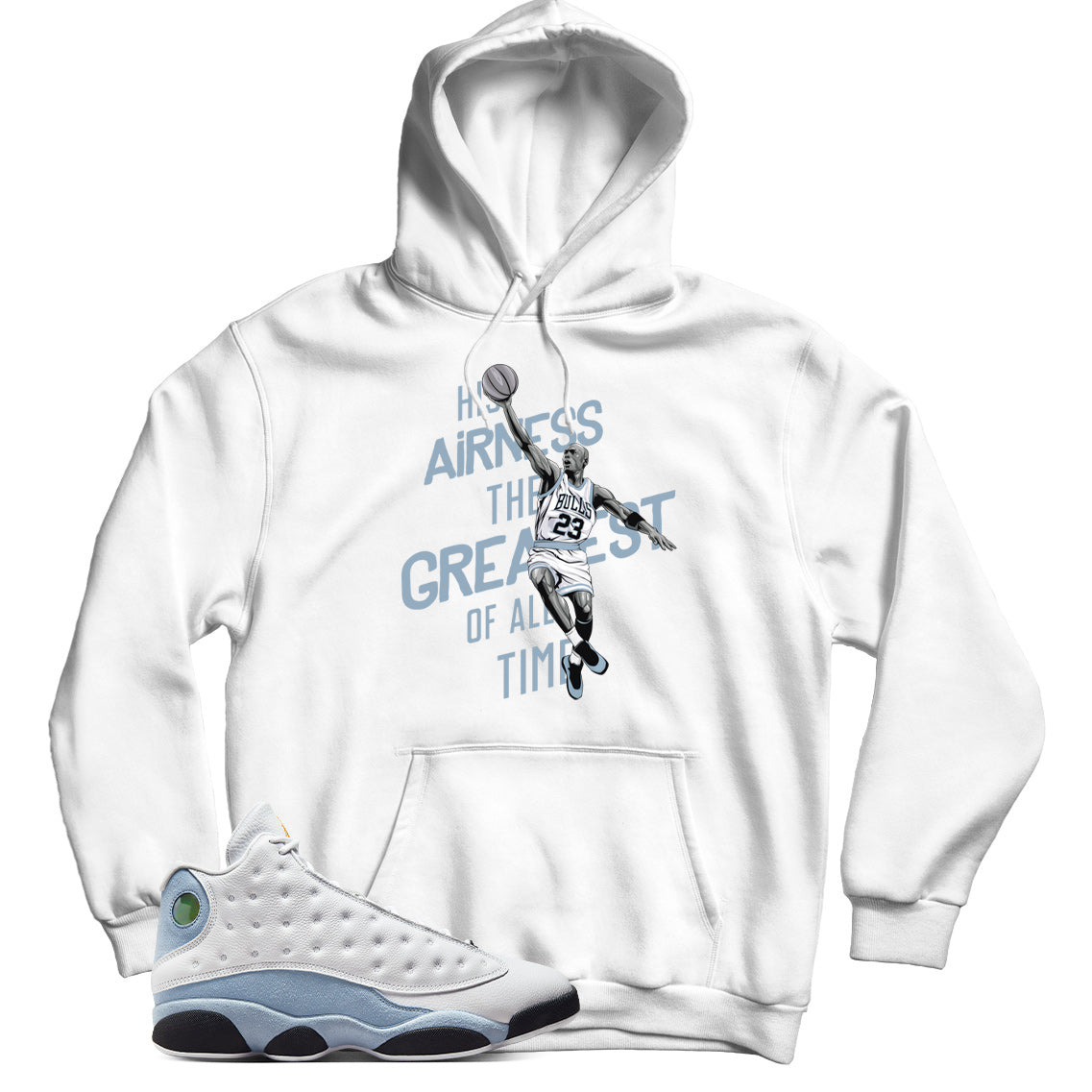 Jordan 13 Blue Grey hoodie