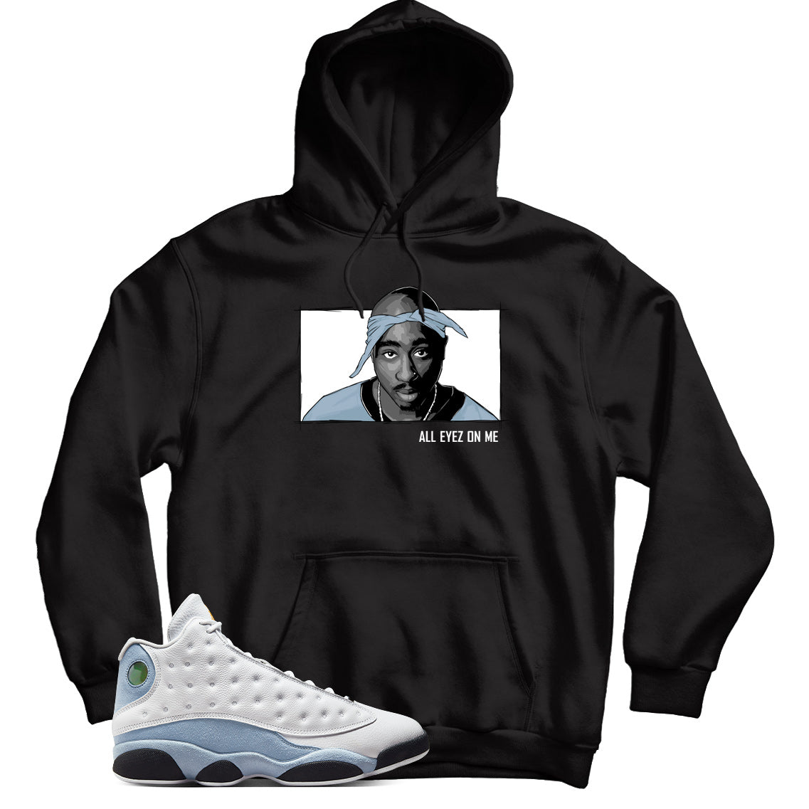 Jordan 13 Blue Grey hoodie
