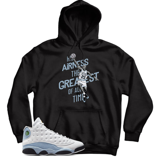 Jordan 13 Blue Grey match hoodie