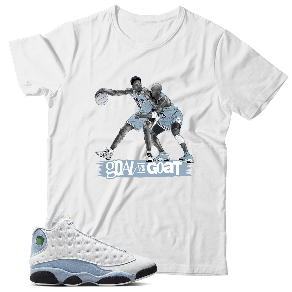 Shirt Match Jordan 13 Blue Grey