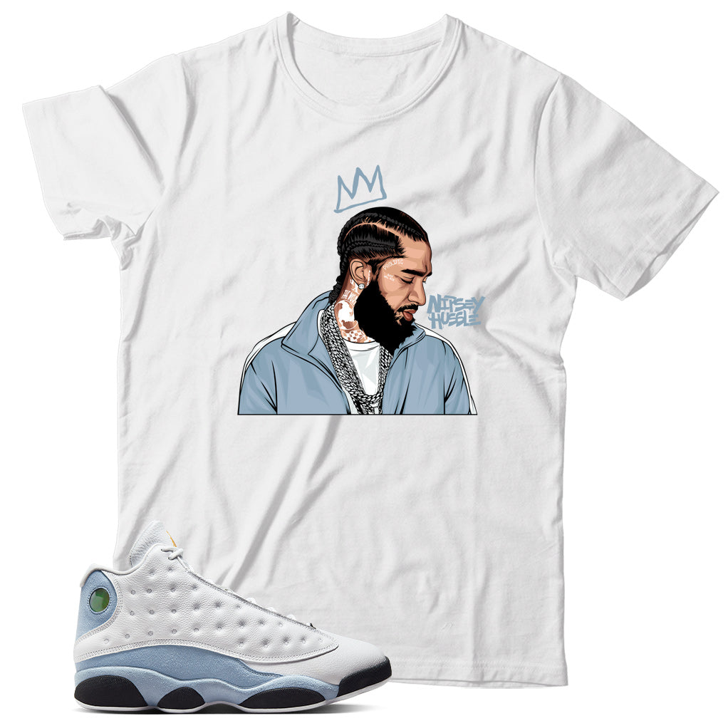 Jordan 13 Blue Grey shirt