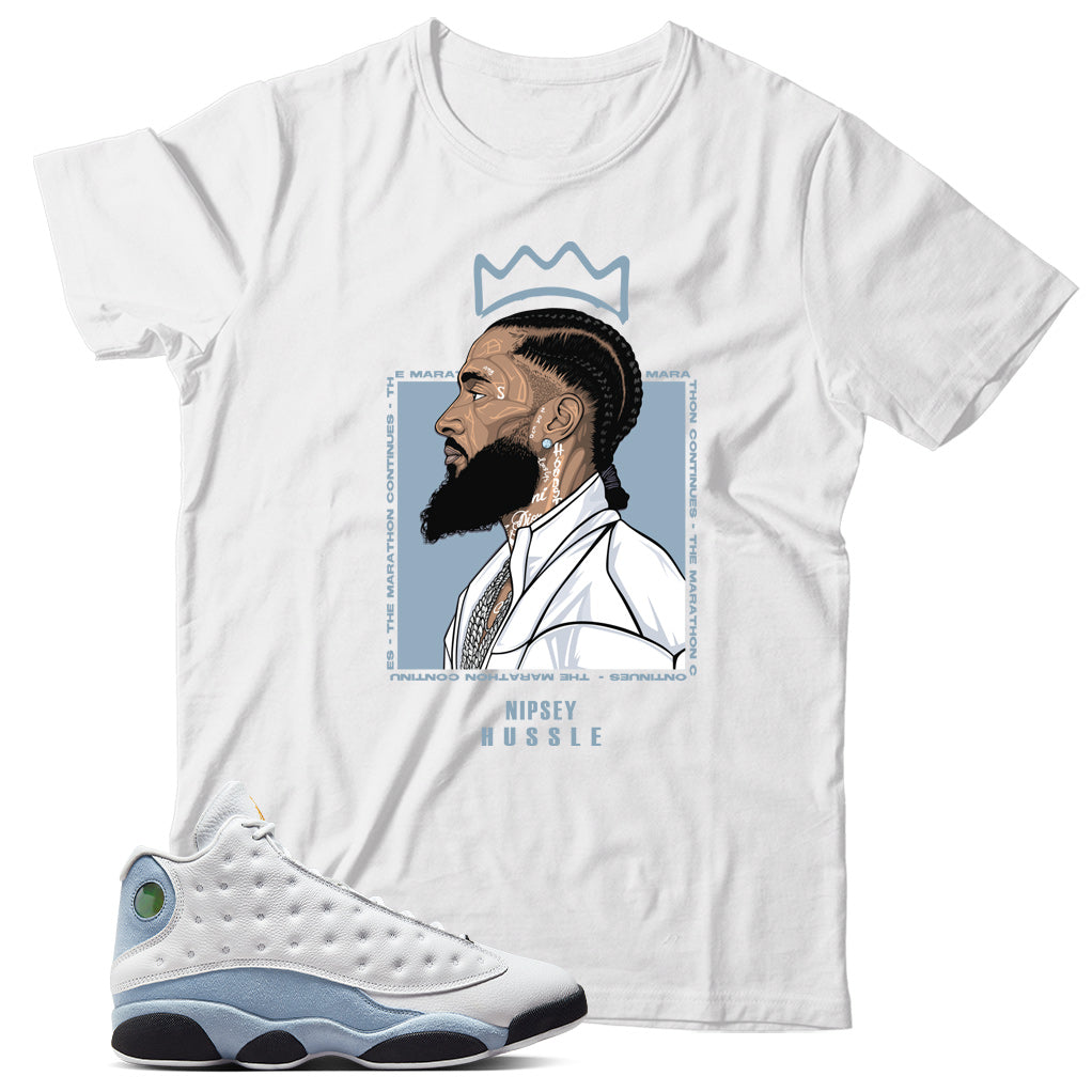 Jordan 13 Blue Grey shirt