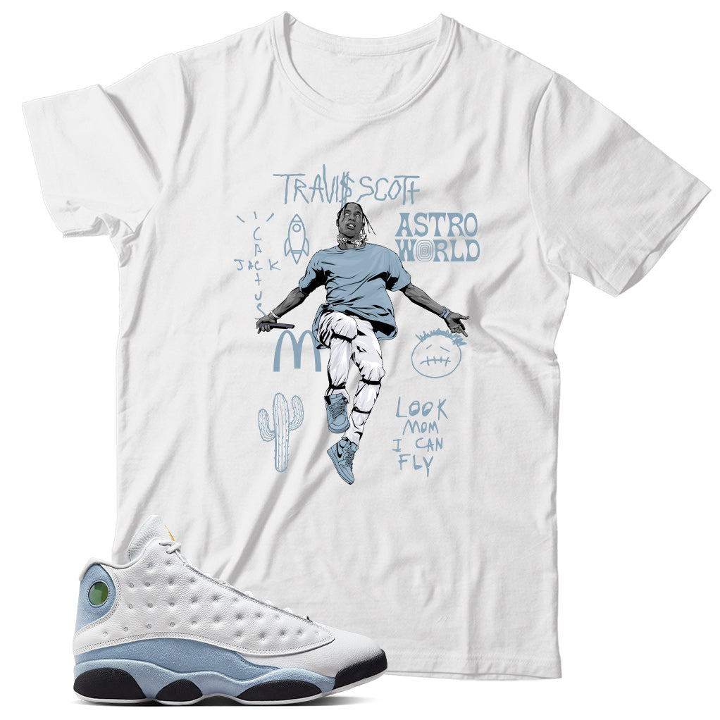 Jordan 13 Blue Grey shirt