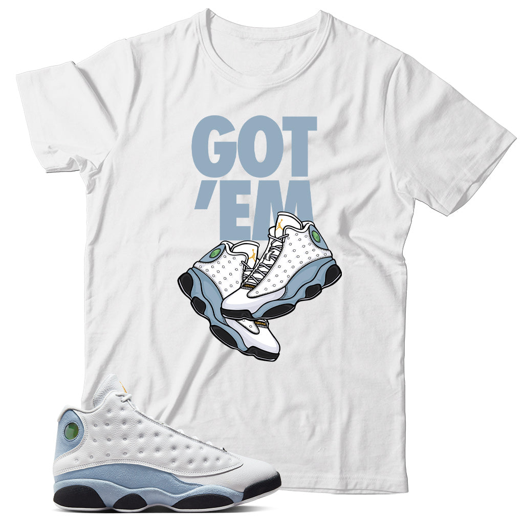 Jordan 13 Blue Grey shirt