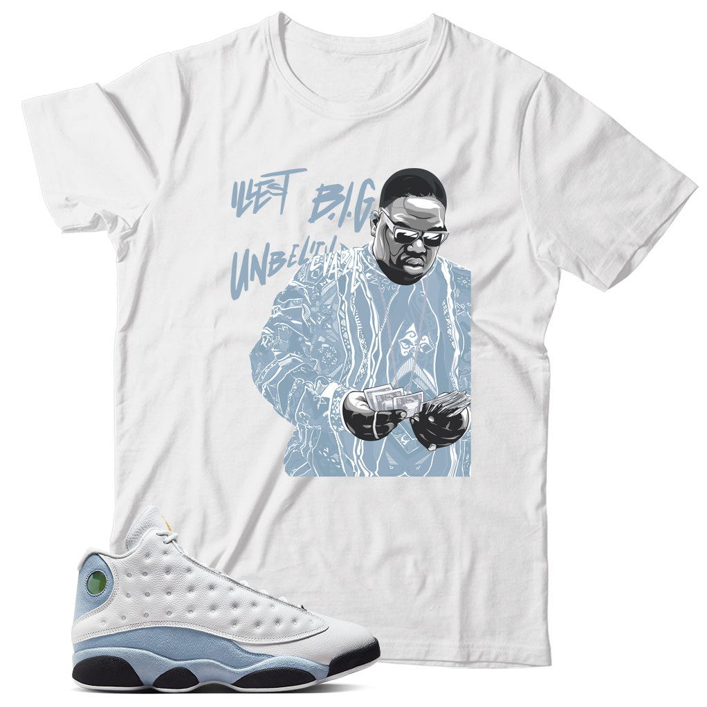 Jordan 13 Blue Grey shirt