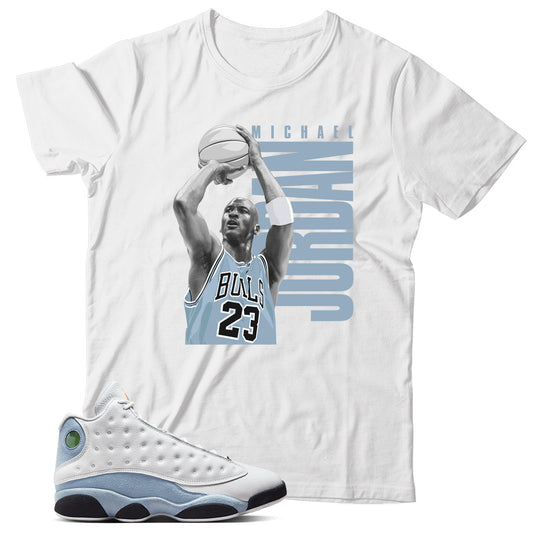 Jordan 13 Blue Grey shirt