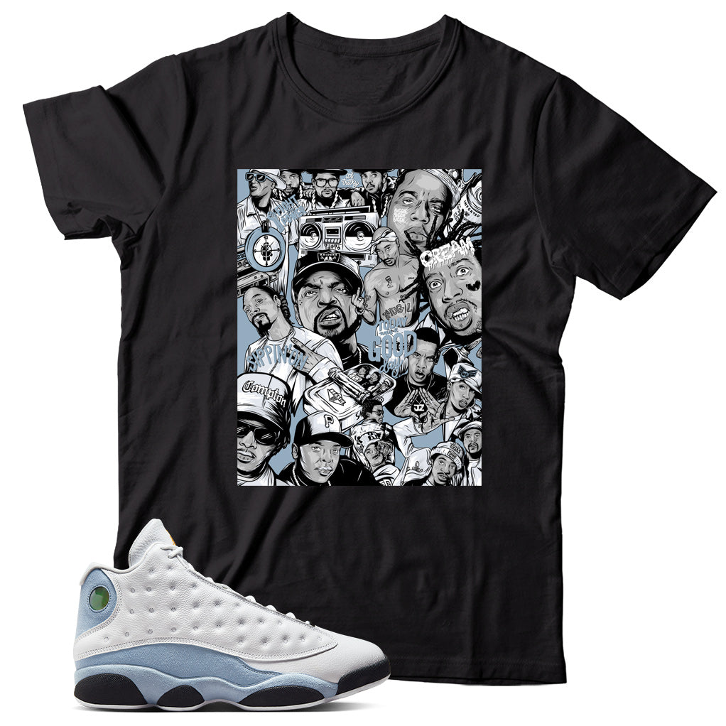 Jordan 13 Blue Grey shirt