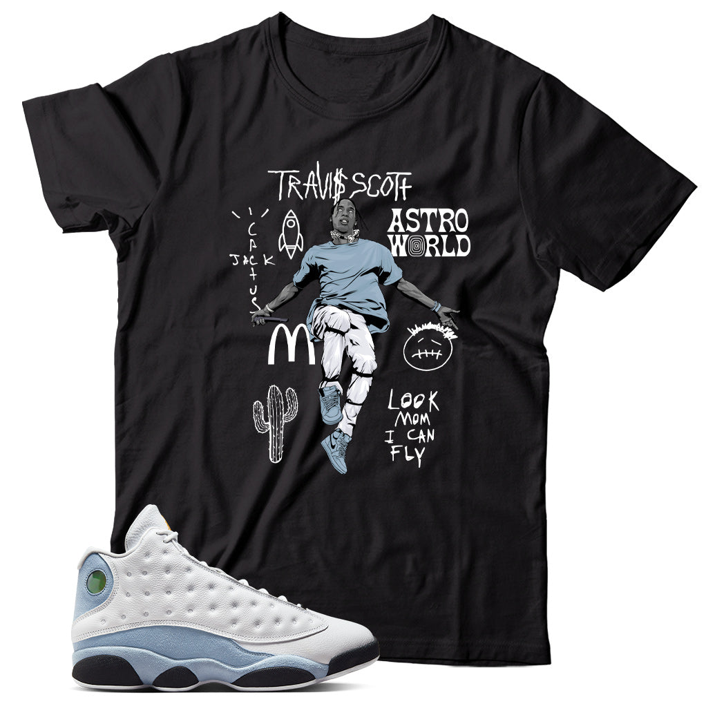 Jordan 13 Blue Grey shirt