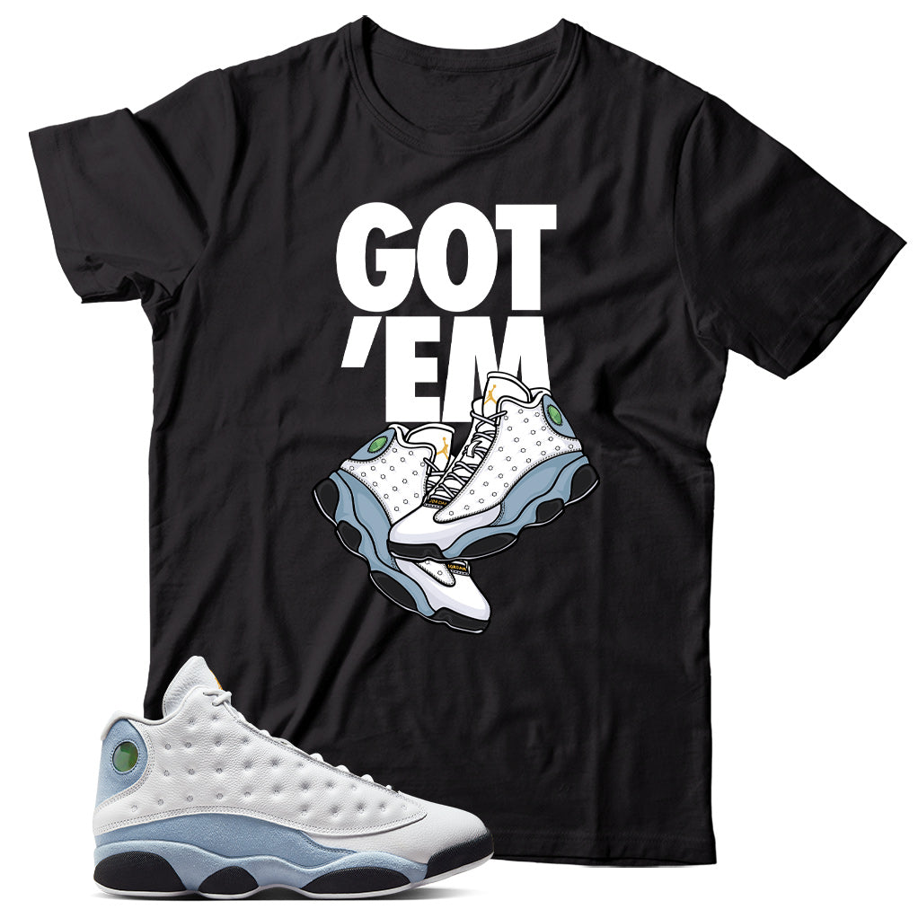 Jordan 13 Blue Grey shirt