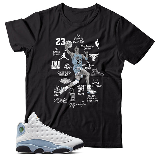 Jordan 13 Blue Grey shirt