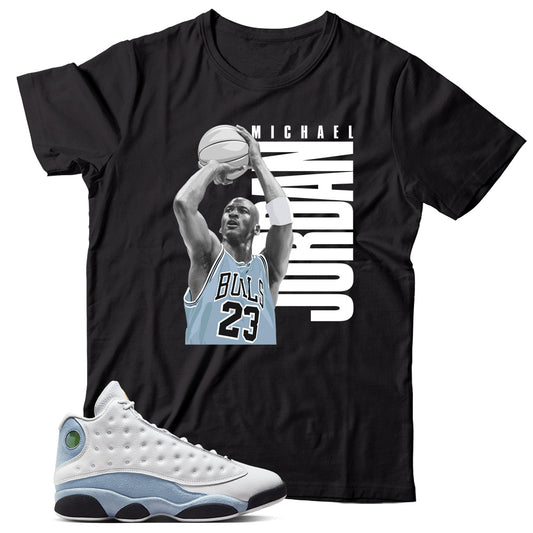 Jordan 13 Blue Grey shirt