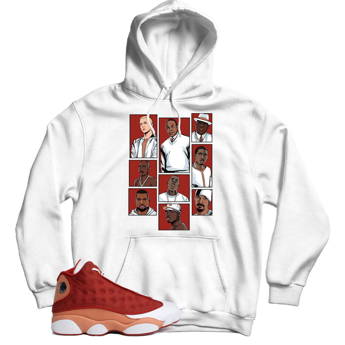 Jordan 13 Dune Red hoodie