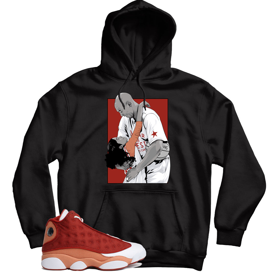 Jordan 13 Dune Red hoodie