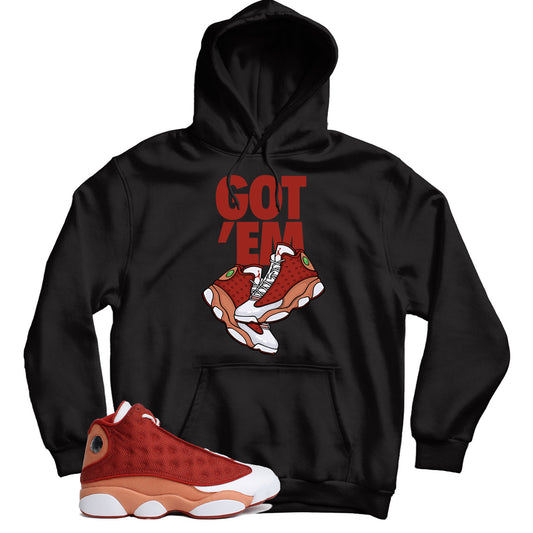 Jordan 13 Dune Red hoodie