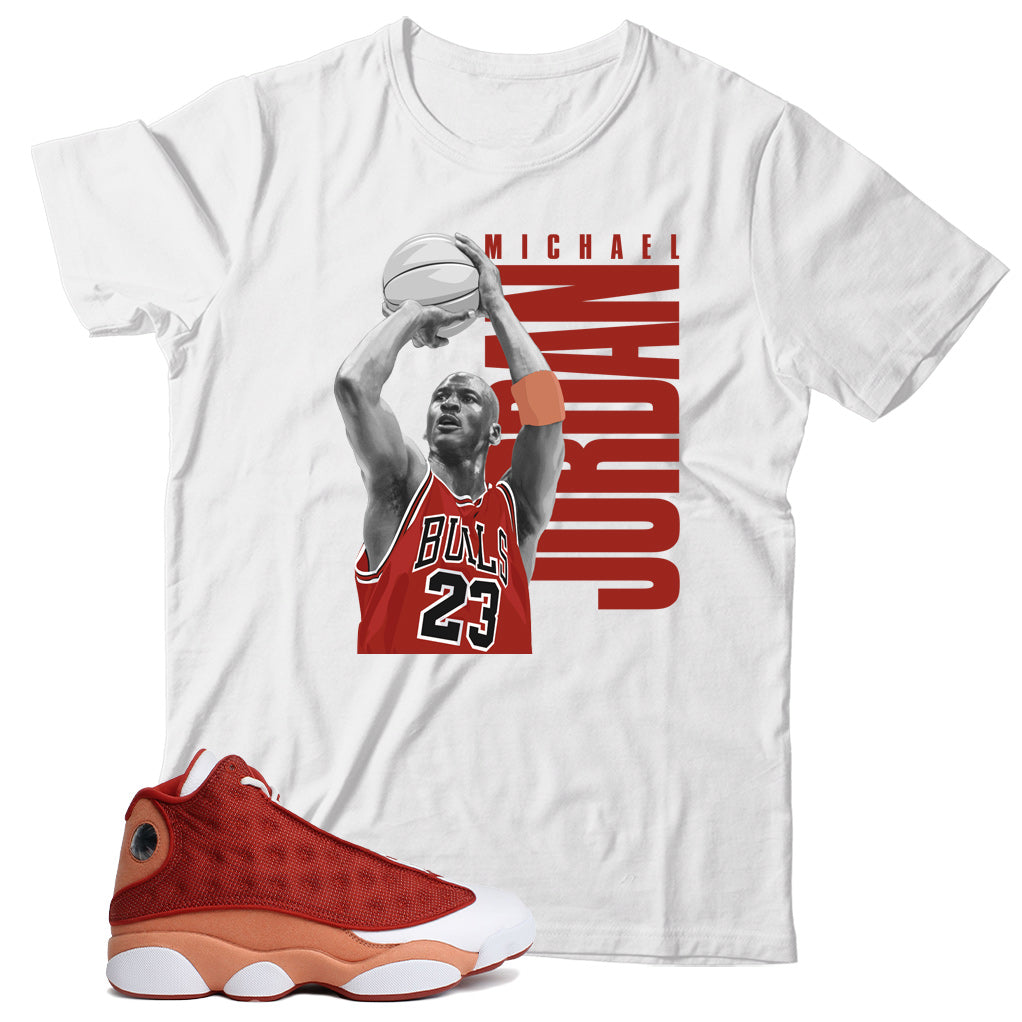 Jordan 13 Dune Red shirt