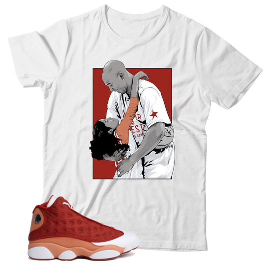 Jordan 13 Dune Red shirt