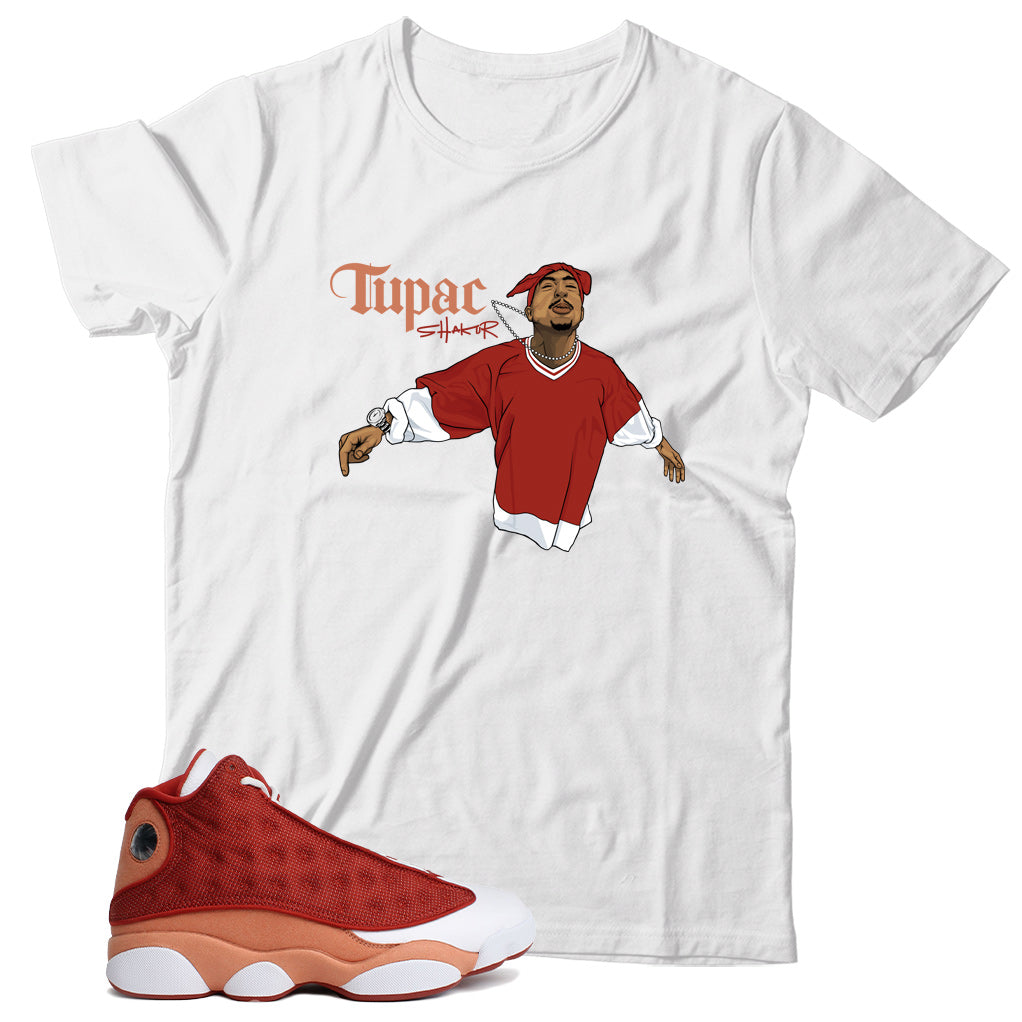 T-Shirt Match Jordan 13 Dune Red