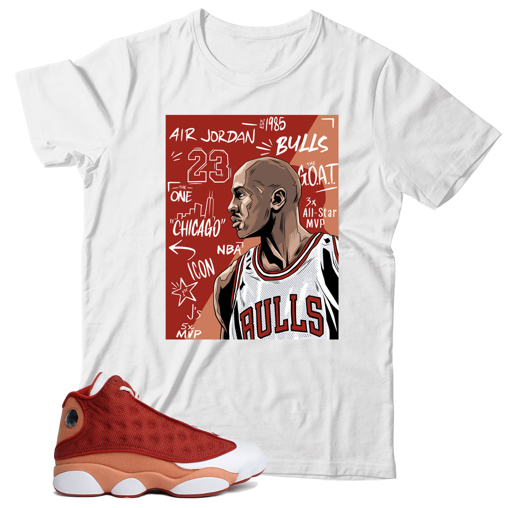 Jordan 13 Dune Red shirt