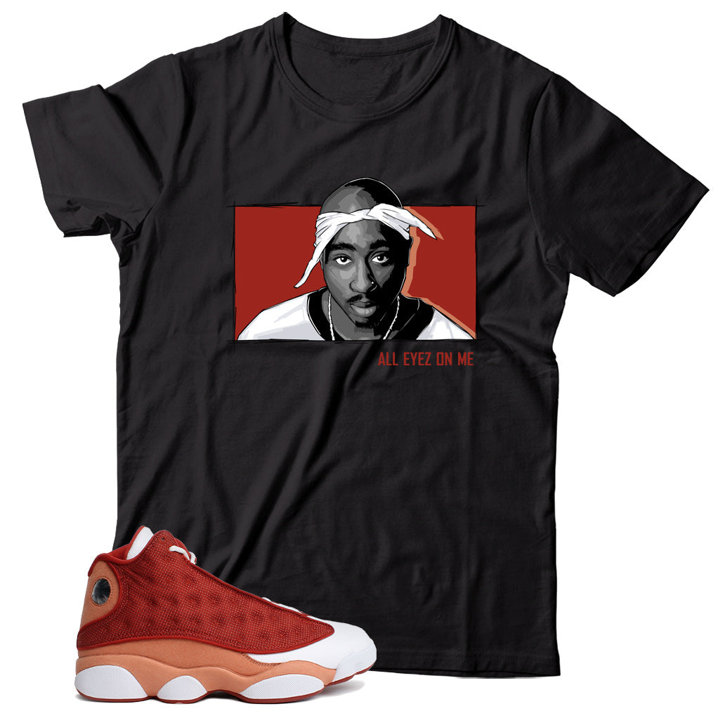 Shirt Match Jordan 13 Dune Red