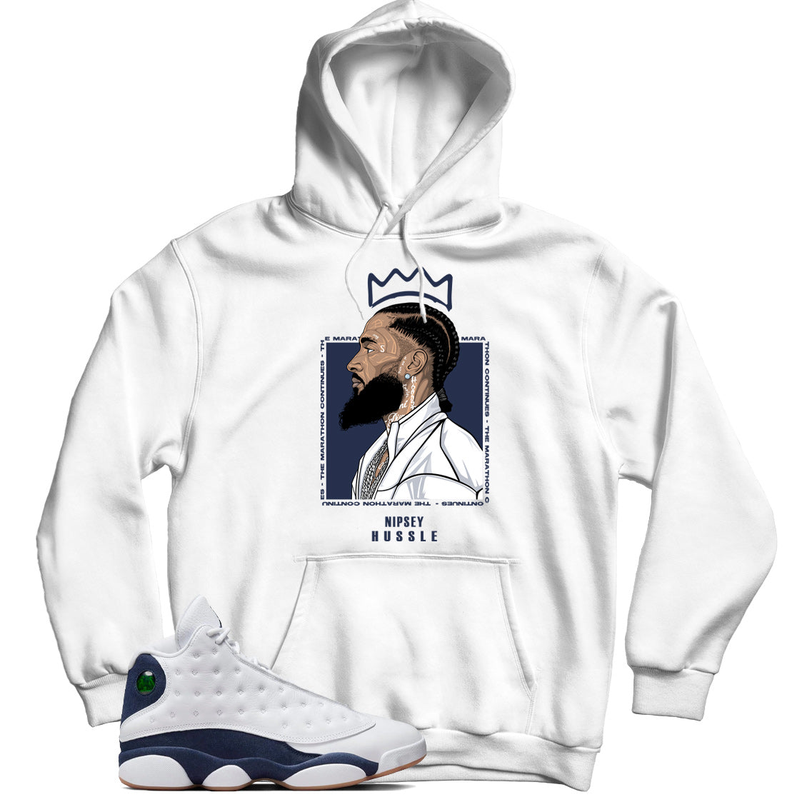 Jordan 13 Midnight Navy hoodie