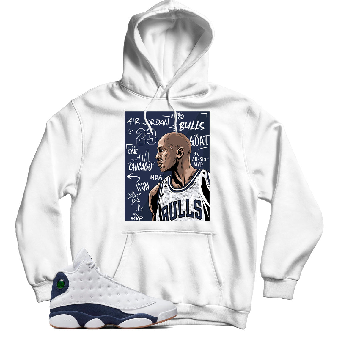 Jordan 13 Midnight Navy hoodie