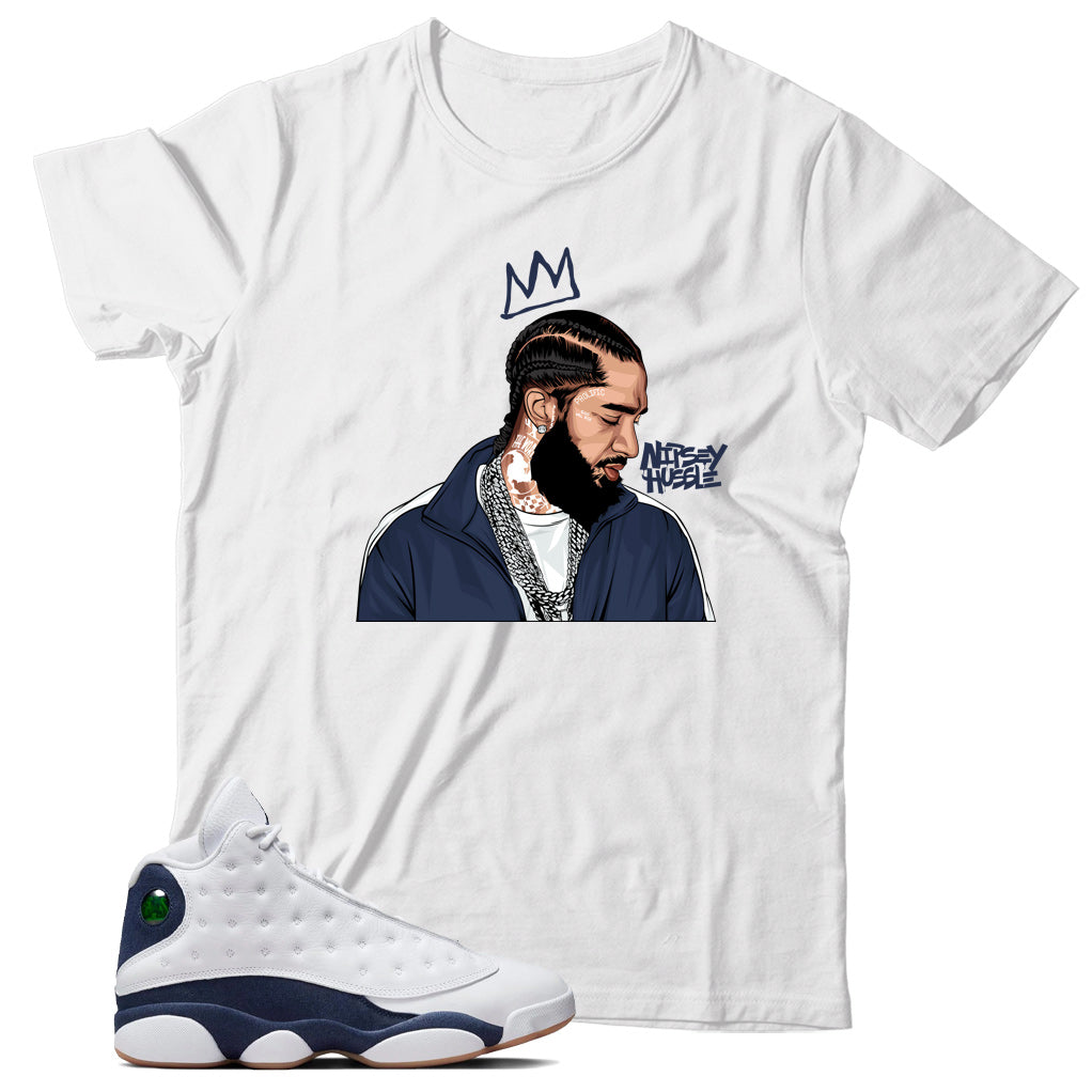 Jordan 13 Midnight Navy shirt