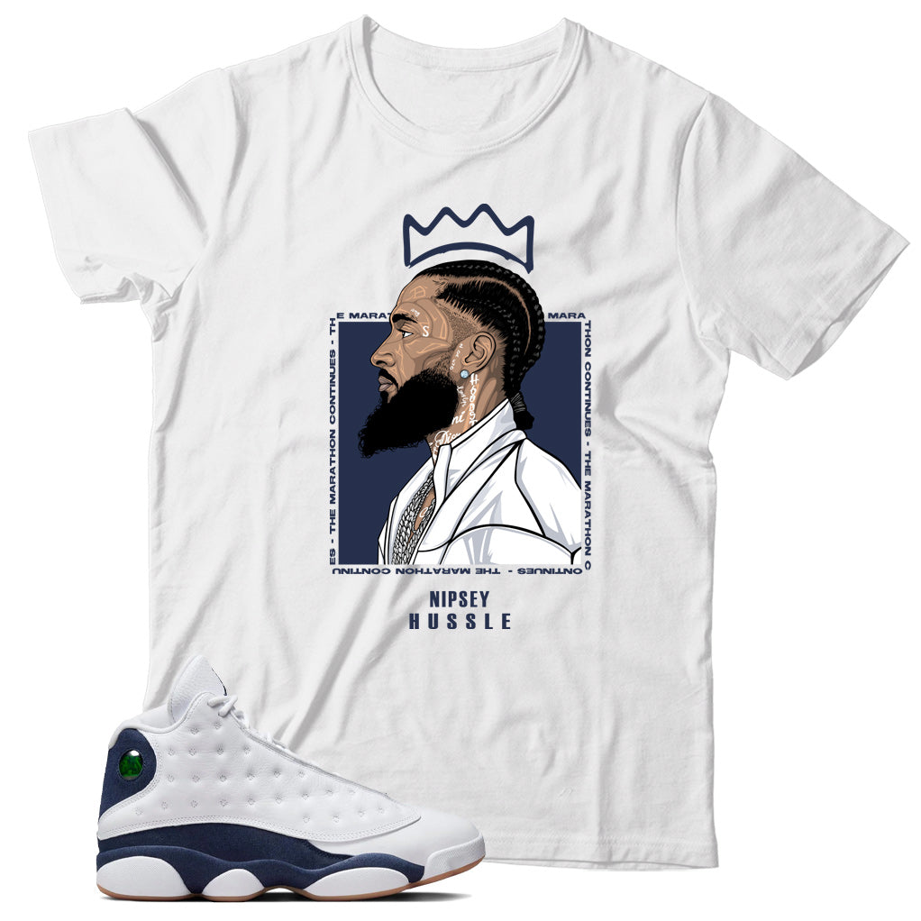 Jordan 13 Midnight Navy shirt