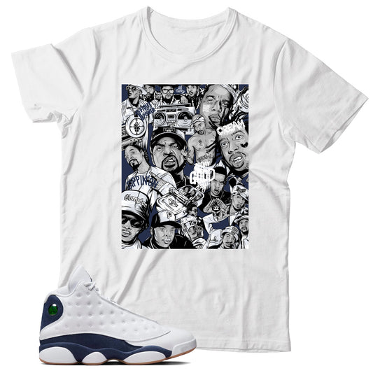 Jordan 13 Midnight Navy shirt