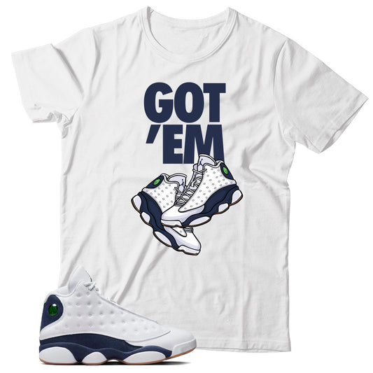 Jordan 13 Midnight Navy shirt