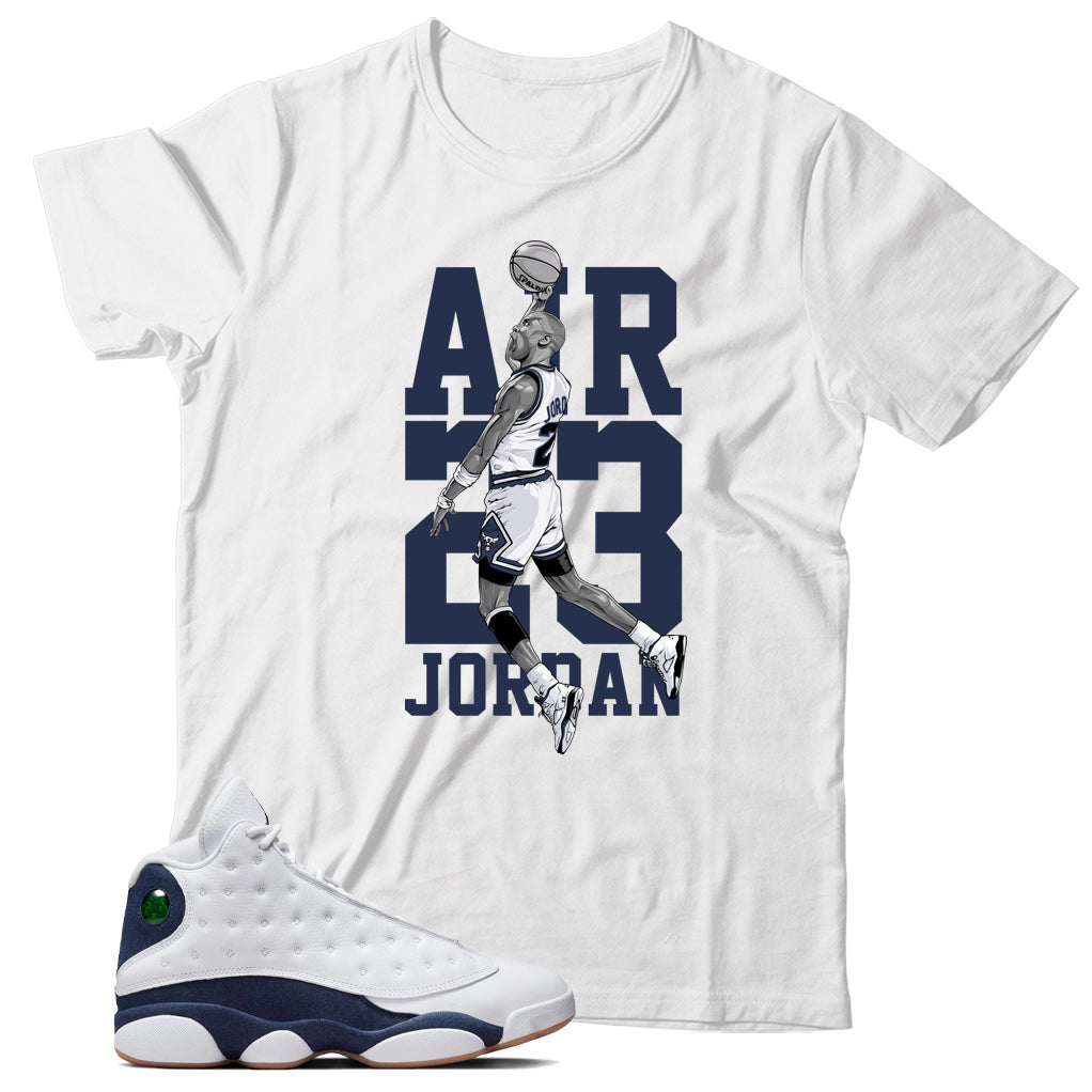 Jordan 13 Midnight Navy shirt