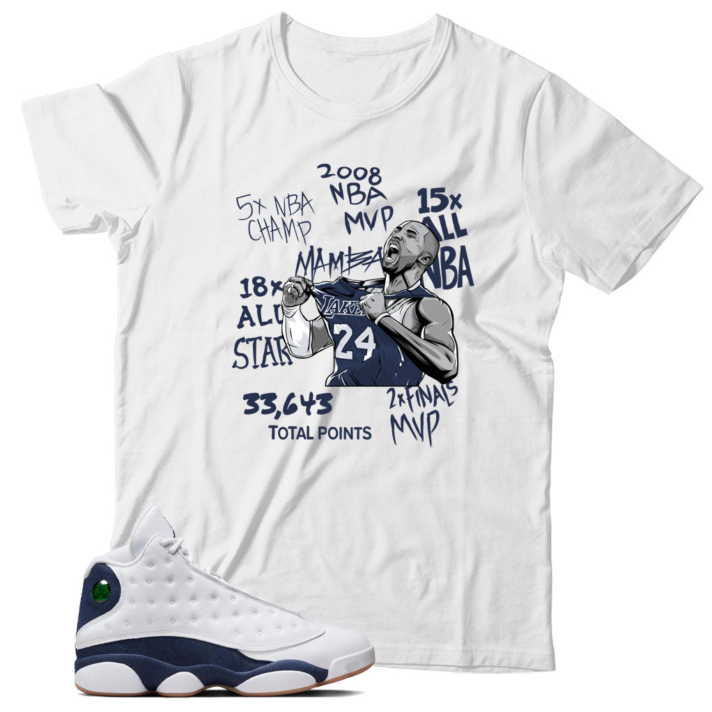 Jordan 13 Midnight Navy shirt