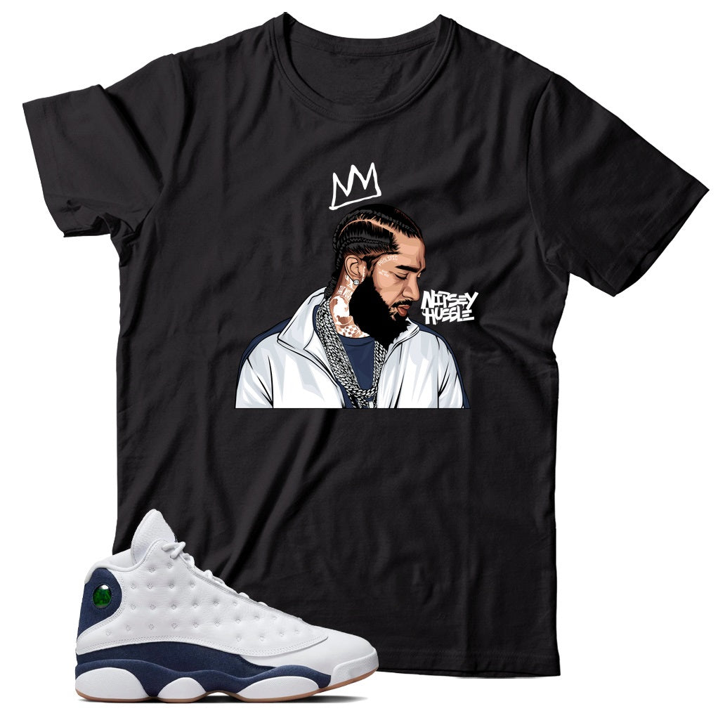 Jordan 13 Midnight Navy shirt