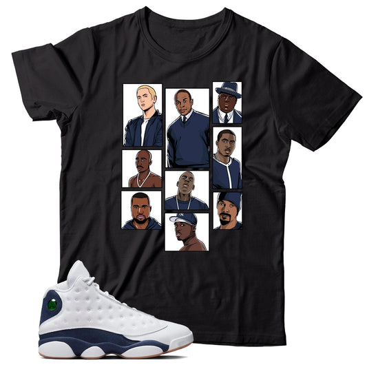 Jordan 13 Midnight Navy shirt