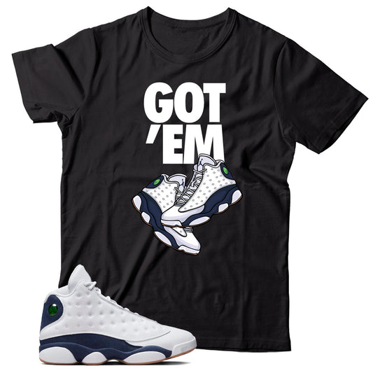 Jordan 13 Midnight Navy shirt