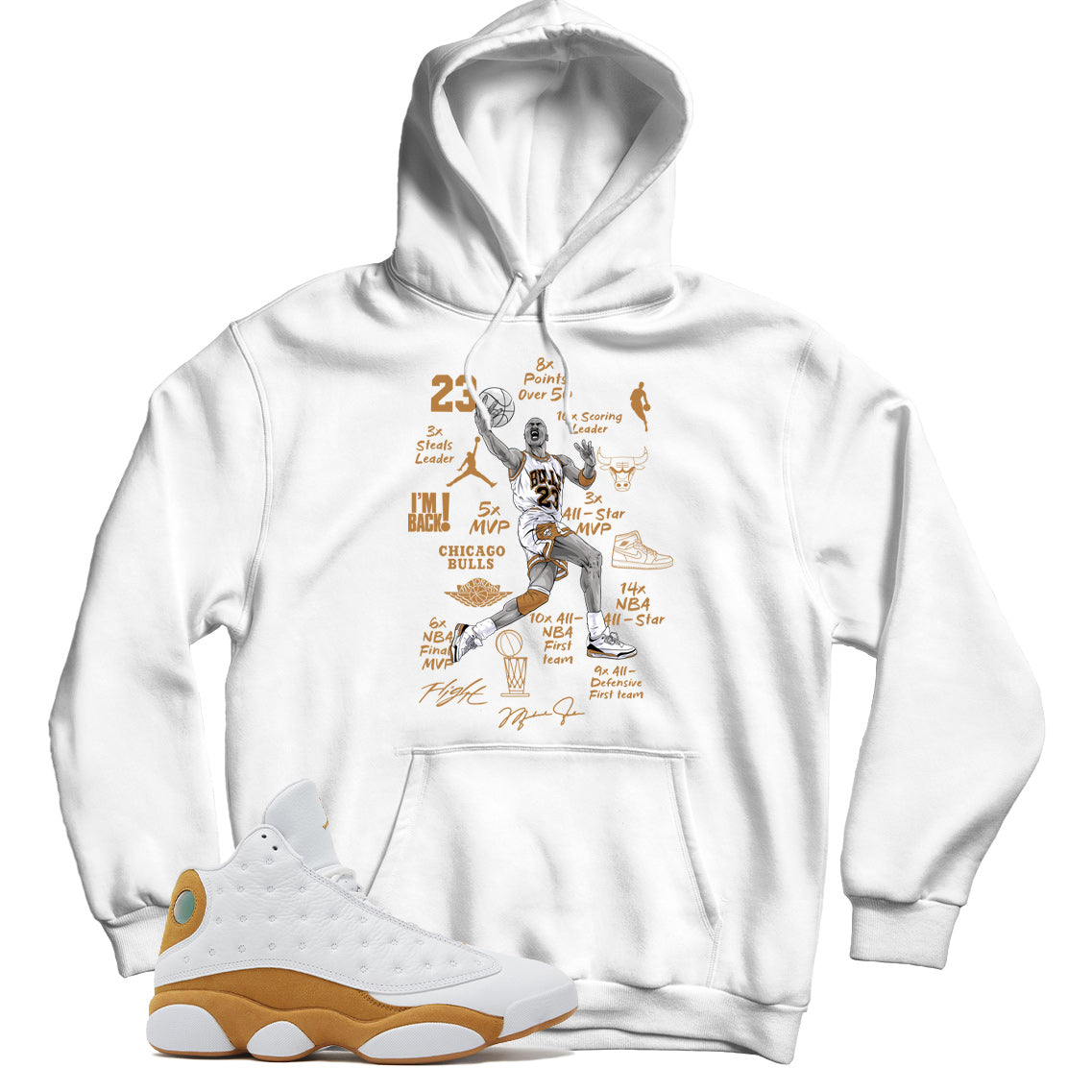 Hoodie Match Jordan 13 Wheat