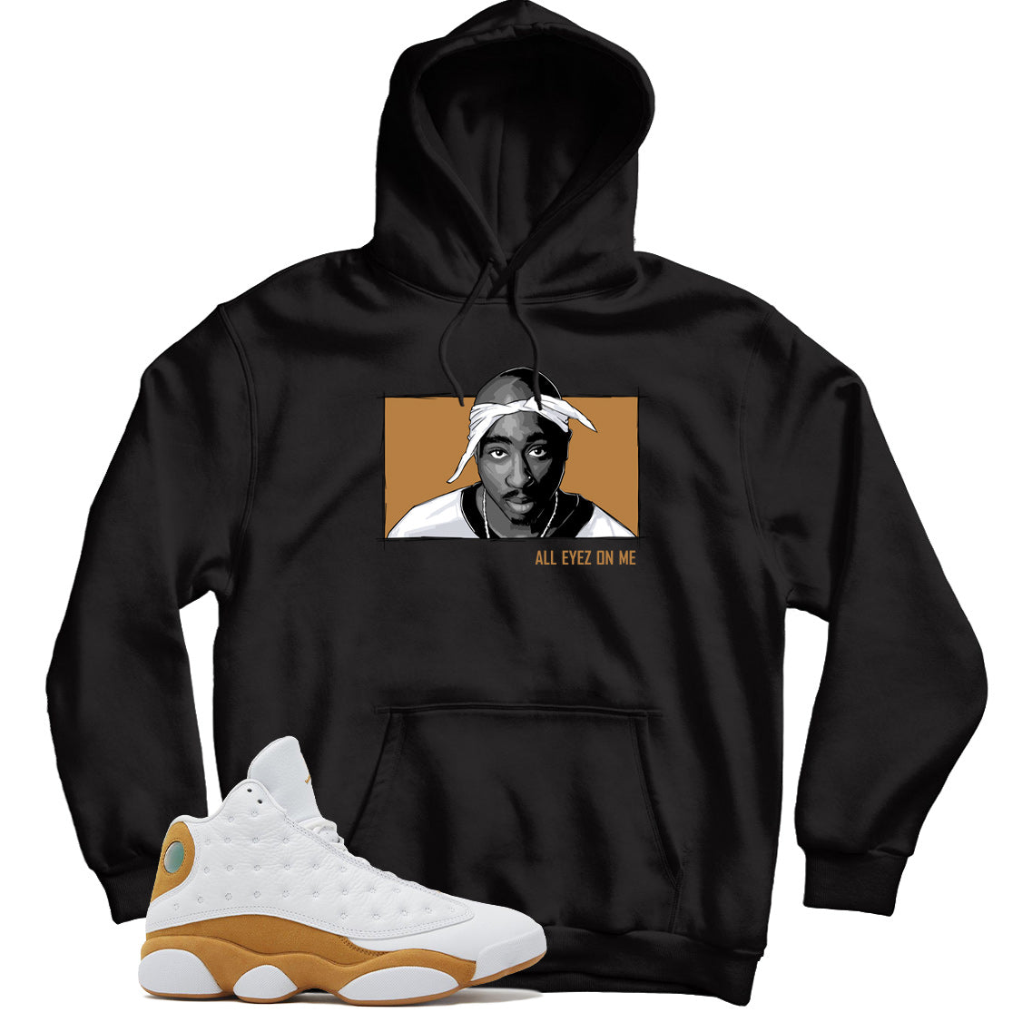 Hoodie Match Jordan 13 Wheat