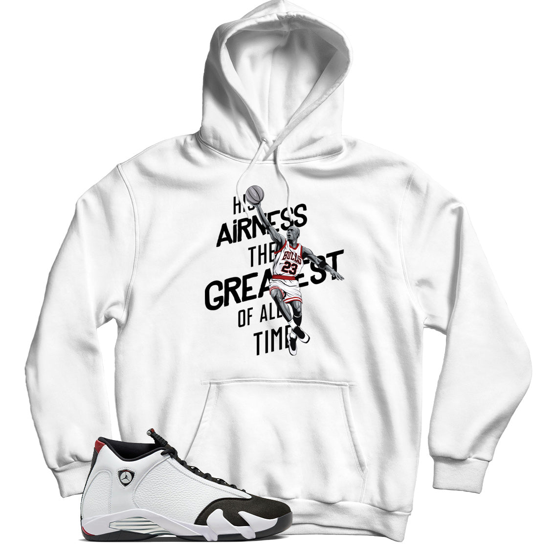 Jordan 14 Black Toe hoodie