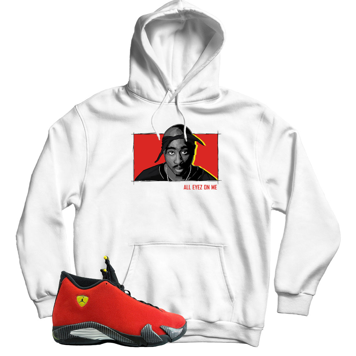 Jordan 14 Ferrari hoodie