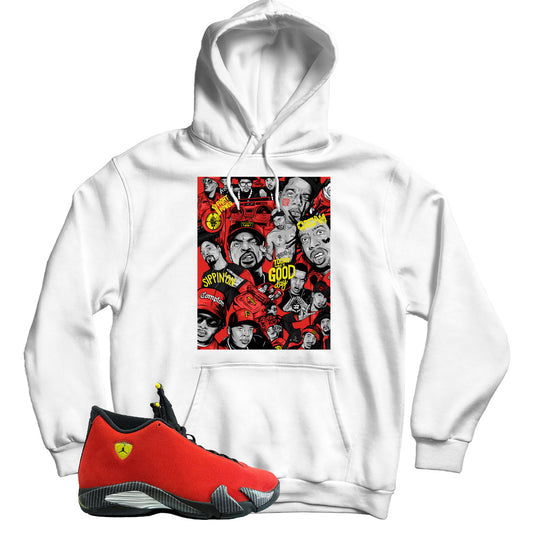 Jordan 14 Ferrari hoodie