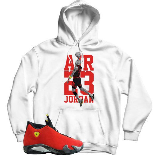 Jordan 14 Ferrari hoodie